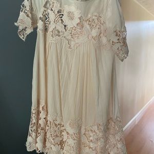 Light pink Anthropologie shift dress